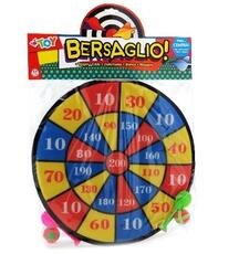 Giocattolo Bersaglio Stoffa 35 Cm con 2 Palline E 2 Freccette Globo