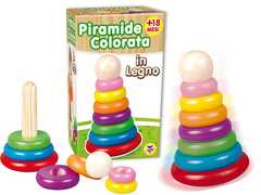 Giocattolo Piramide Anelli Colorata Teorema