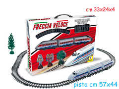 Giocattolo Mr. Boy. Treno Freccia Veloce Pista 55X44 Cm Teorema