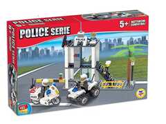 Giocattolo Costruzioni Click Clack. Stazione Di Polizia 193 Pz Teorema