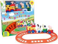 Giocattolo Pista Trenino Allegra Fattoria Con Animali Teorema