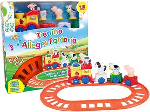 Giocattolo Pista Trenino Allegra Fattoria Con Animali Teorema