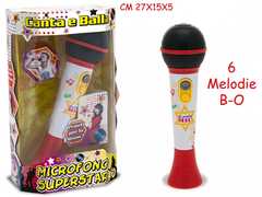 Giocattolo Microfono Superstar A Batteria Teorema