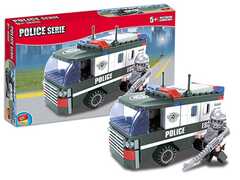 Giocattolo Costruzioni Click Clack. Camion Police 127 Pz Teorema