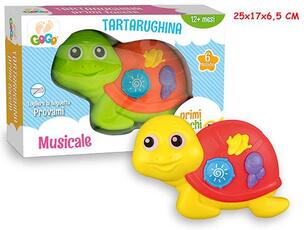 Giocattolo Gogo. Tartaruga Musicale 2 Col. Window Box Teorema
