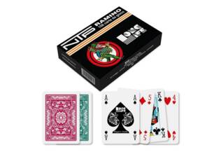 Giocattolo Carte Da Gioco Ramino Floreale Ntp Pvc Dal Negro