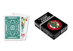 Giocattolo Carte Da Gioco Poker Floreale Verde Ntp Pvc Dal Negro