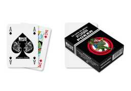 Giocattolo Carte Da Gioco Poker Bianco Ntp Pvc Dal Negro