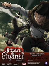 Film L' attacco dei giganti. Stagione 3. Box #01 Eps.1-12. Limited Edition (DVD) Tetsuro Araki