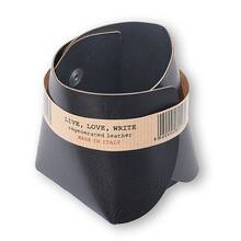 Cartoleria Portapenne Live, Love, Write. Nero Alfabet