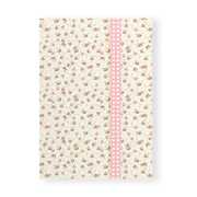 Cartoleria Quaderno brossurato Clip Notes piccolo a righe. Clip rosa con quadri Alfabet