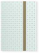 Cartoleria Quaderno brossurato Clip Notes medio a righe. Clip verde a pois Alfabet