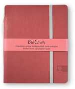 Cartoleria Taccuino Biocover piccolo a righe. Rosso Alfabet