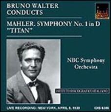 CD Sinfonia n.1 Gustav Mahler Bruno Walter NBC Symphony Orchestra