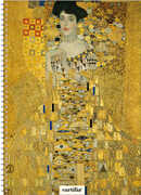 Cartoleria Quaderno spiralato A4 carta pregiata color avorio. Klimt Cartilia