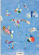 Cartoleria Quaderno spiralato A4 carta pregiata color avorio. Blue Sky Cartilia