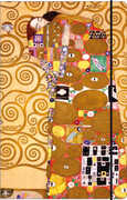 Cartoleria Taccuino con elastico e tasca a soffietto. Klimt. L'abbraccio Cartilia
