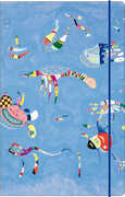 Cartoleria Taccuino con elastico e tasca a soffietto. Kandinskij. Blue Sky Cartilia