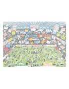 Giocattolo Puzzle Formiche 1080 pezzi. Calcio. Stadio Akena
