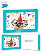 Cartoleria Biglietto laurea 3D Akena