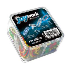 Cartoleria Set Ufficio Joywork 360 pz. Ass.+Elastici in Scatola pz. 1 Mitama