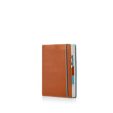Cartoleria Agenda giornaliera InTempo 2019, 12 mesi, Blue Band medium in ecopelle con elastico. Beige InTempo