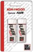 Cartoleria Gomme Flash in vinile Koh-I-Noor. Confezione 2 pezzi Koh-I-Noor