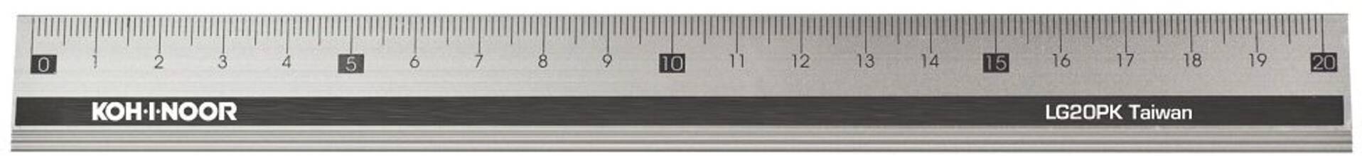 Cartoleria Righello in alluminio Pocket Koh-I-Noor. 20 cm Koh-I-Noor