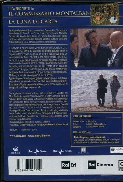 Il Commissario Montalbano La Luna Di Carta Dvd Film Di