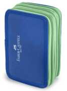 Cartoleria Astuccio Faber-Castell "College Colour" bicolore blu-verde Faber-Castell