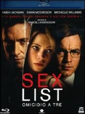 Film Sex List. Omicidio a tre Marcel Langenegger
