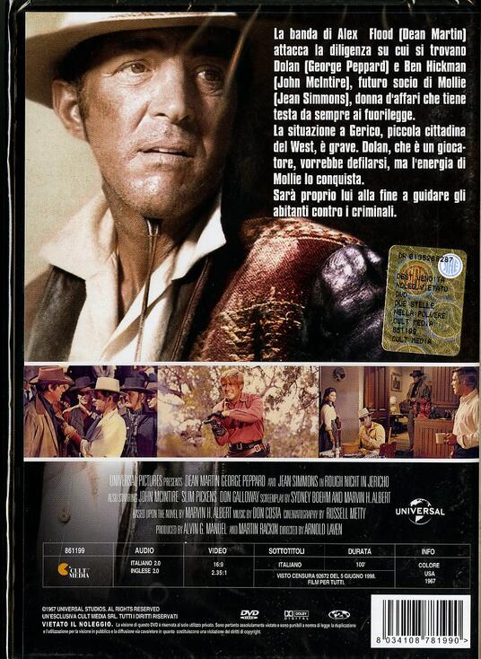 Due stelle nella polvere DVD Film di Arnold Laven Avventura IBS