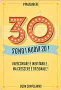 Cartoleria Biglietto d'auguri Legami Forever Young Greeting Cards. Compleanno 30 anni. Sono i nuovi 20 Legami