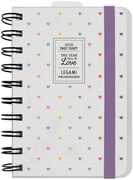 Cartoleria Agenda giornaliera 2019, 12 mesi, Legami Photo con spirale, Small. Cuori. Heart Legami
