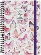 Cartoleria Agenda settimanale 2019, 12 mesi, Legami Photo con spirale, Large. Farfalla. Butterfly Legami