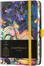Cartoleria Taccuino Notebook Castelli Eden, Cockatiel Pocket A Righe - 9x14 cm CASTELLI MILANO