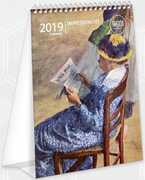 Cartoleria Calendario da tavolo 2019, 15 x 20 cm. Impressionisti Tavecchi
