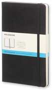 Cartoleria Taccuino Moleskine large puntinato copertina rigida nero. Black Moleskine