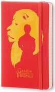 Cartoleria Taccuino Moleskine Game of Thrones Limited Edition pocket a righe. Tyron Lannister. Rosso Moleskine