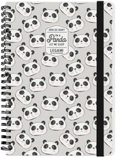 Cartoleria Diario Legami Photo 2019-2020, 16 mesi, settimanale large con spirale Panda Legami