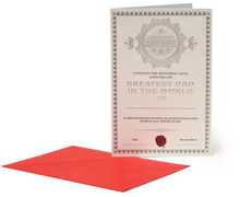 Cartoleria Biglietto auguri Insoliti Papà Legami, Unusual Greeting Cards Dad - 11,50 x 17 cm Legami