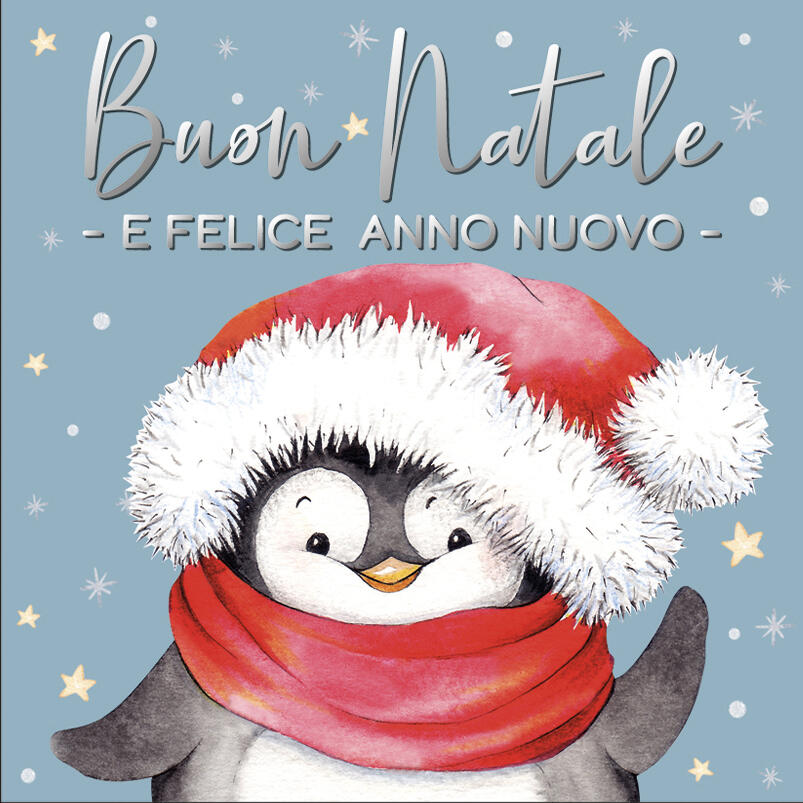 Biglietto Auguri Legami Christmas Penguin 7x7 Cm Legami Cartoleria E Scuola Ibs