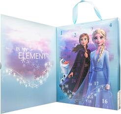 Giocattolo Disney Frozen II calendario d'avvento contenente accessori per capelli, con copertina Joy Toy