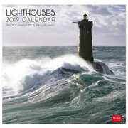 Cartoleria Calendario 2019 Legami 30 x 29 cm. Fari. Lighthouses Legami