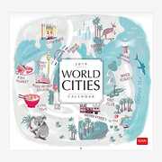 Cartoleria Calendario 2019 Legami Uncoated Paper 30 x 29 cm. Città del mondo. World Cities Legami