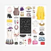 Cartoleria Calendario 2019 Legami Uncoated Paper 18 x 18 cm. Fashion Legami