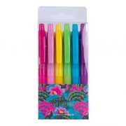 Cartoleria Set di 6 penne in custodia di plastica Mystic Gipsy multicolor Tricoastal