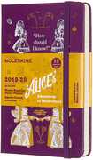 Cartoleria Weekly Notebook Agenda-Taccuino settimanale 2019-2020, 18 mesi, Alice in Wonderland Limited Edition Moleskine pocket viola Moleskine