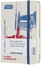 Cartoleria Agenda giornaliera 2020, 12 mesi, Star Wars Limited Edition Moleskine pocket X-Wing Moleskine