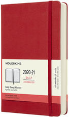 Cartoleria Agenda giornaliera 2020/2021 18 mesi Moleskine large copertina rigida. Rossa Moleskine